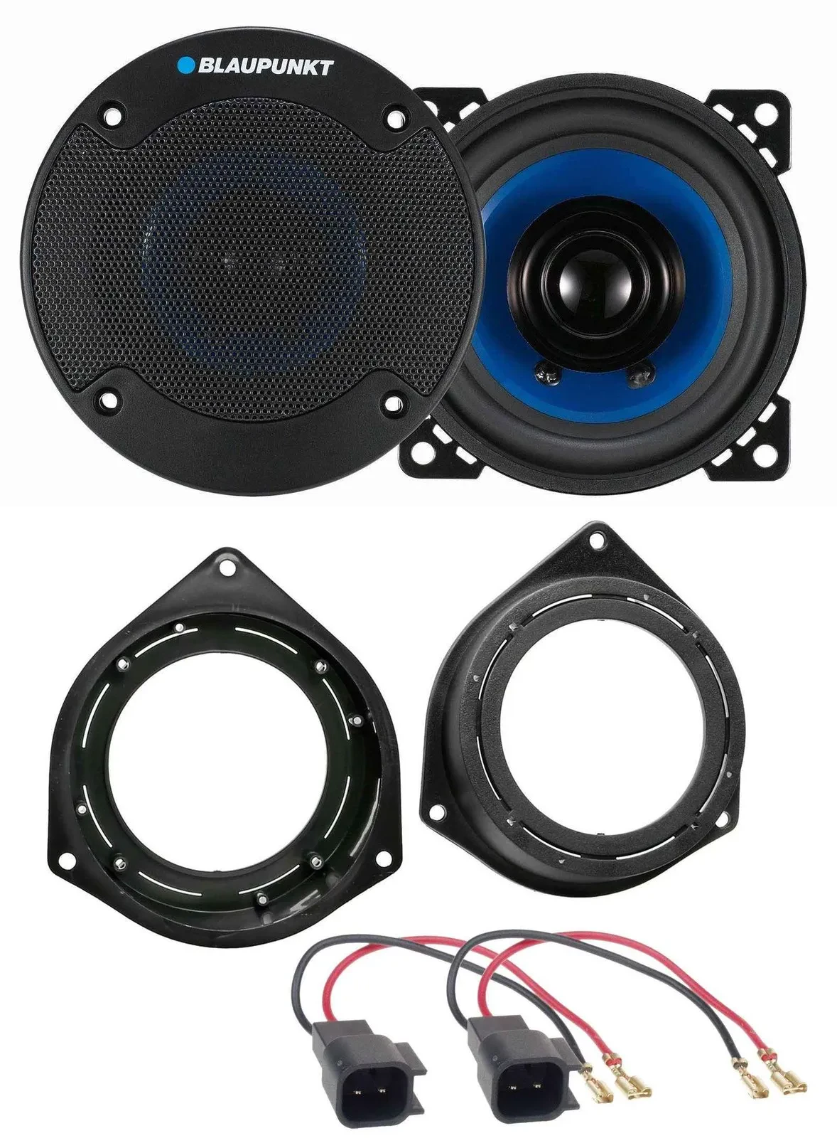 Blaupunkt 10cm 140Watt Lautsprecher für Ford Ka ab 09 Ablage Heck Hintere Tür Au