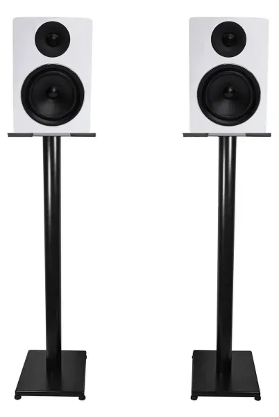 Pair Rockville APM6W 6.5" 350 Watt USB Studio Monitor Speakers+Black 37" Stands