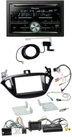 Pioneer CD USB Lenkrad Bluetooth 2DIN DAB Autoradio für Opel Adam Corsa E ab 201