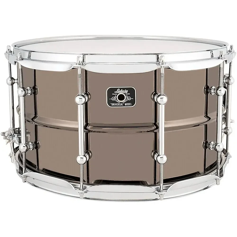 Малый барабан Ludwig Universal Brass 14x8 Black Nickel