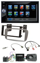 Blaupunkt SD USB TMC Bluetooth 2DIN Lenkrad Navigation für Ford C Max Galaxy Foc
