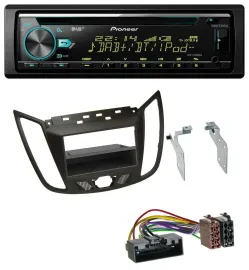 Автомагнитола Pioneer DAB MP3 CD USB Bluetooth для Ford C-Max/Kuga, тёмно-коричневый
