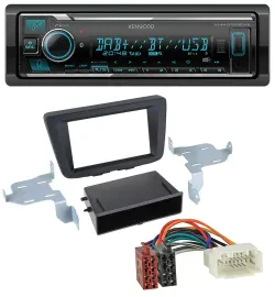 Kenwood Bluetooth MP3 DAB USB Autoradio für Suzuki Baleno (EW, ab 2016)