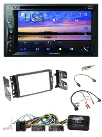 Pioneer Bluetooth 2DIN USB DVD DAB Lenkrad Autoradio für Jeep Grand Cherokee 201