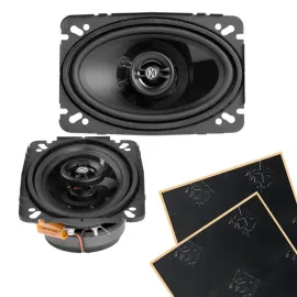 Memphis Audio PRX46 4x6” 2-way 4-ohm Coaxial Car Speakers with Sound Damping