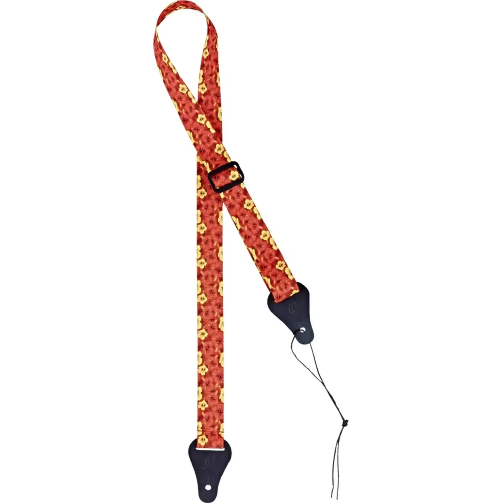 Ремень для укулеле Ortega OUS-ORFL Ukulele Strap Orange Flower