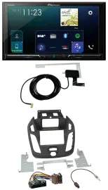 Pioneer 2DIN DAB USB MP3 Bluetooth Autoradio für Ford Transit 2012-2018 Display