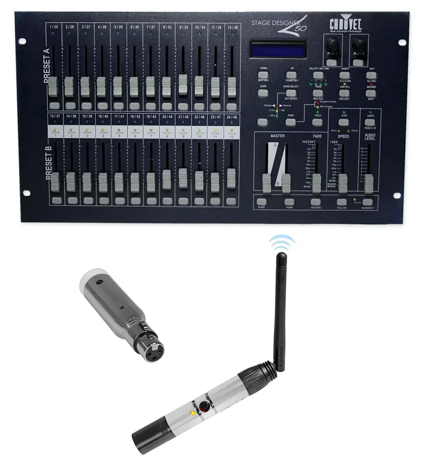 DMX-пульт Chauvet DJ STAGE DESIGNER 50 с передатчиком