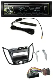 Pioneer MP3 USB CD DAB AUX Autoradio für Ford C-Max Kuga Klavierlack schwarz