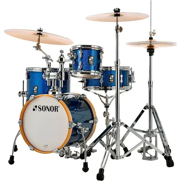 Ударная установка акустическая SONOR AQX Micro Shell Pack Blue Ocean Sparkle