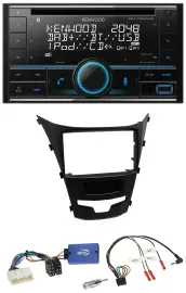 Kenwood CD 2DIN DAB USB Lenkrad Bluetooth Autoradio für SSangYong Korando ab 13