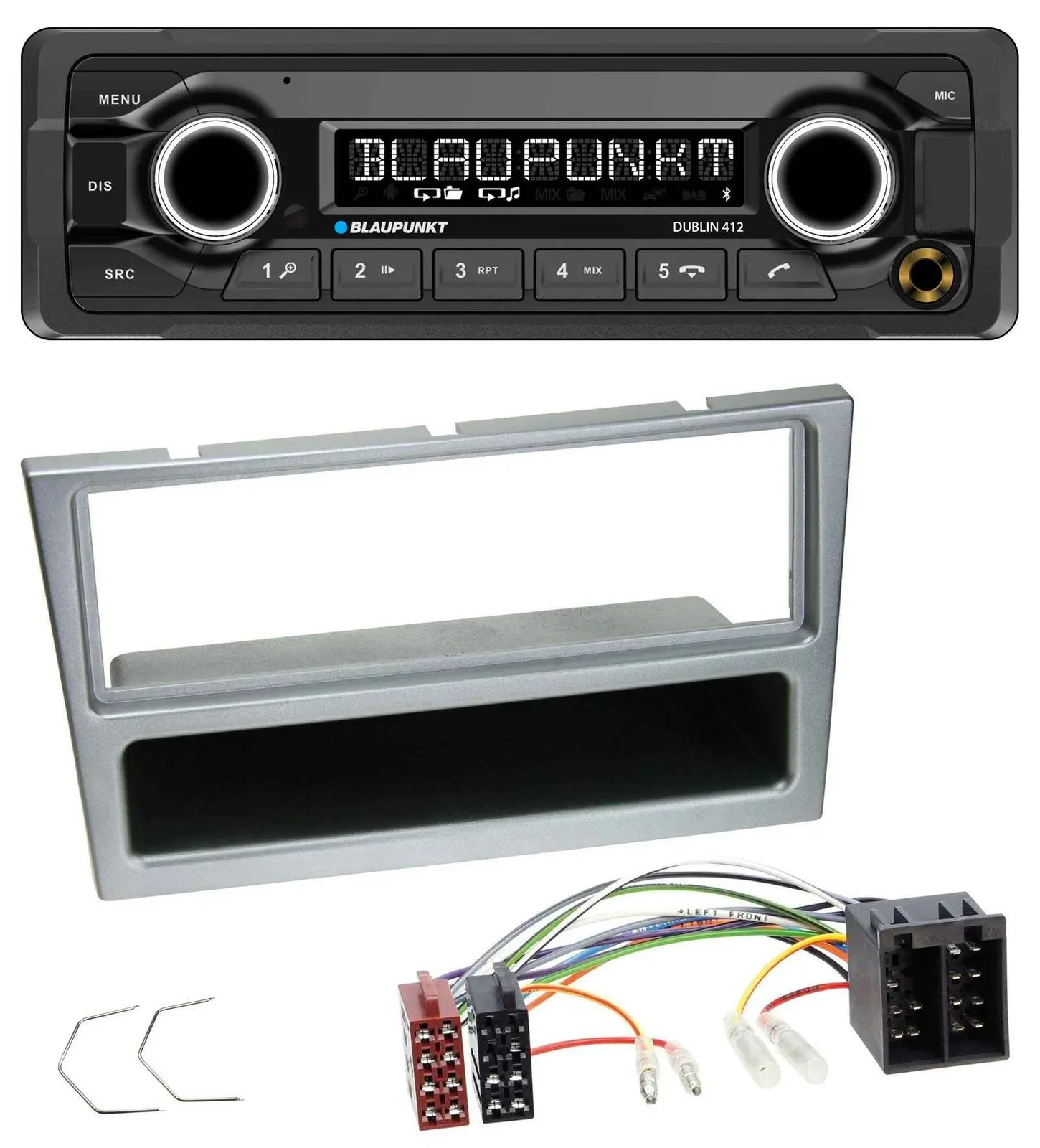 Blaupunkt MP3 Bluetooth USB AUX Autoradio für Opel Combo C Corsa C Meriva Tigra