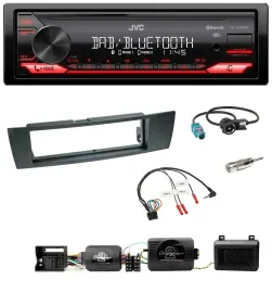 JVC Bluetooth USB DAB Lenkrad Autoradio für BMW 1er 2004-2013 E87