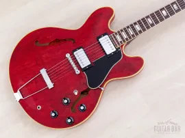 1967 Gibson ES-335 TDC Vintage Semi-Hollow Guitar Cherry w/ Pat # Pickups, Case