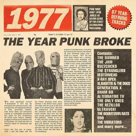 VARIOUS ARTISTS - 1977 (The Year Punk Broke) (3CD, Box)