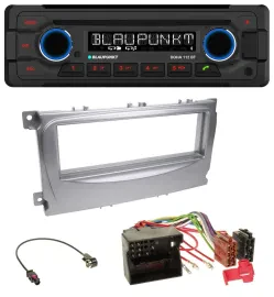 Blaupunkt AUX MP3 CD Bluetooth USB Autoradio für Ford S-Max Mondeo 07-14 silber