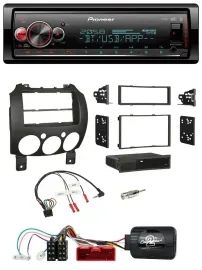 Pioneer Bluetooth USB Lenkrad DAB Autoradio für Mazda 2 2007-2014 nur Panasonic