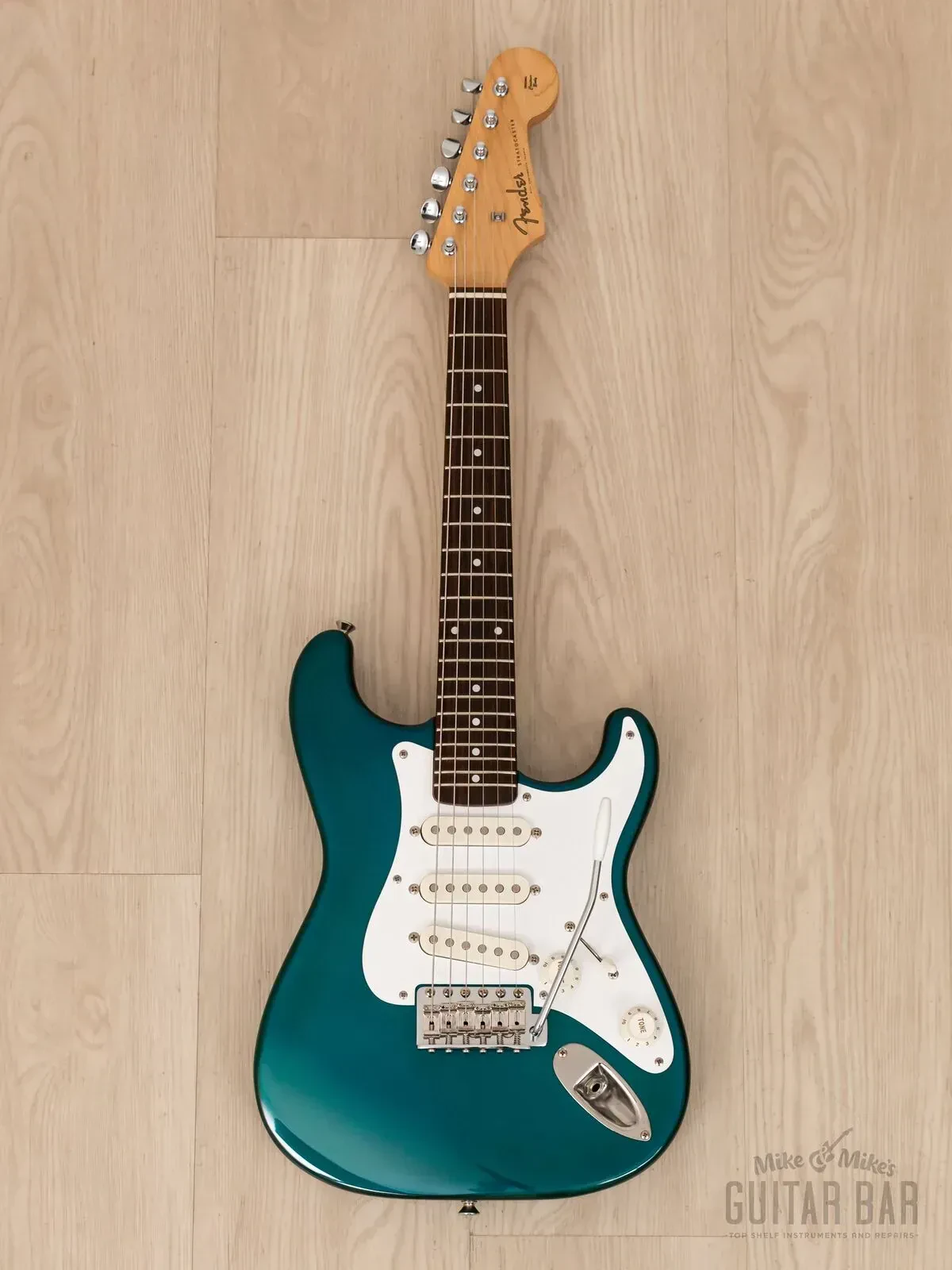 Электрогитара Fender Mini Stratocaster MST-365 SSS Lake Placid Blue w/gigbag Japan 1992