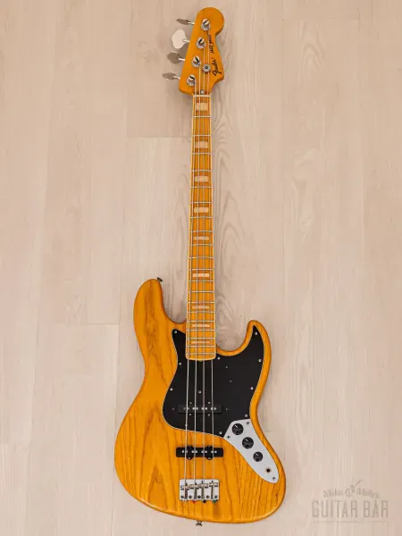 Бас-гитара Fender Jazz Bass 1975 Vintage Reissue JB75-80 JJ Natural w/gigbag Japan 1993