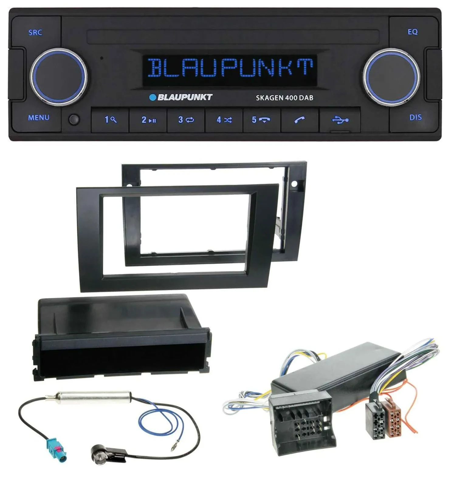 Blaupunkt DAB USB Bluetooth MP3 Autoradio für Audi A4 04-08 B7 Symphony Bose Akt