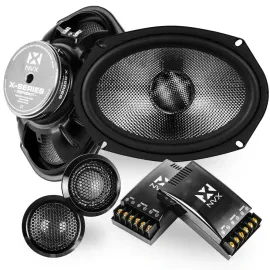 NVX XSP69KIT 250W RMS 6x9" X-Series 2-Way Speakers w/ Cones and Silk Dome