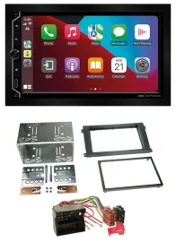 ESX 2DIN DAB USB MP3 Bluetooth Autoradio für Porsche Cayenne 2007-2010