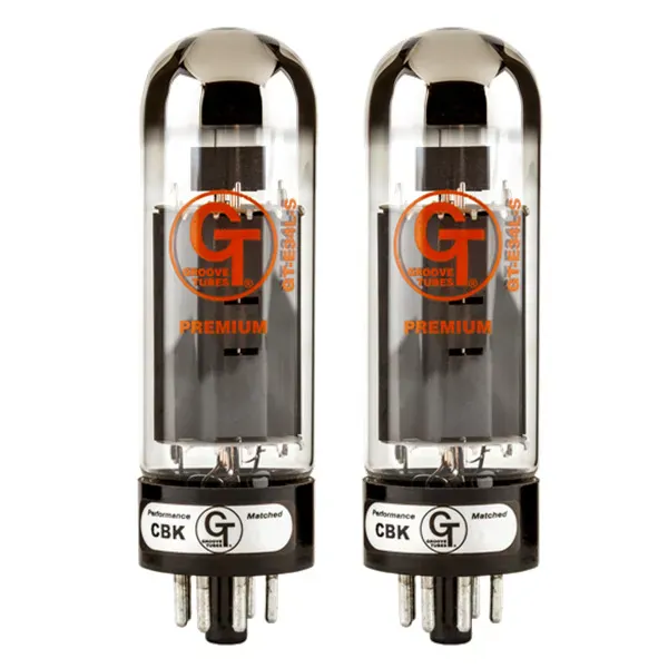 Лампа для усилителя Groove Tubes GT-E34L-S Gold Series Medium (подобранная пара)