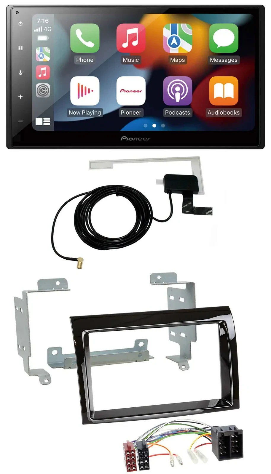 Автомагнитола Pioneer 2-DIN MP3 USB Bluetooth DAB для Peugeot Boxer, Citroen Jumper