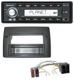 Continental MP3 AUX USB DAB 1DIN Autoradio für Fiat Stilo 192 01-08 Profiversion