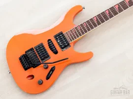 1991 Ibanez FGM100 Frank Gambale Signature Pink Salmon HSH First Run Autographed