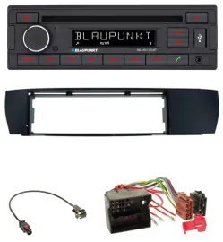 Blaupunkt MP3 USB CD Bluetooth AUX Autoradio für BMW X3 (E83 2004-2010) seitlich