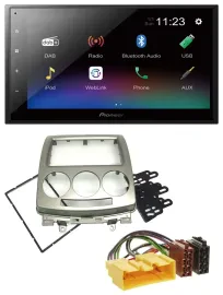 Pioneer USB Bluetooth DAB 2DIN MP3 Autoradio für Mazda 5 (CR, 2005-2010)
