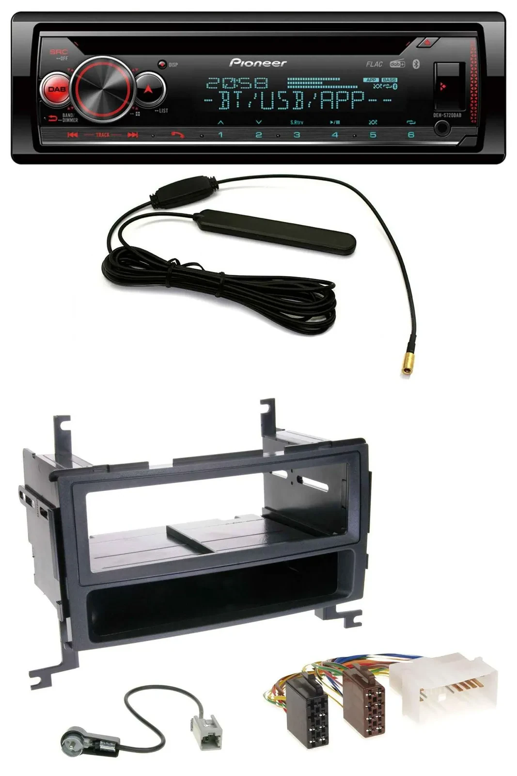 Автомагнитола для Hyundai Santa Fe (2007–2012) Pioneer USB DAB MP3 Bluetooth CD