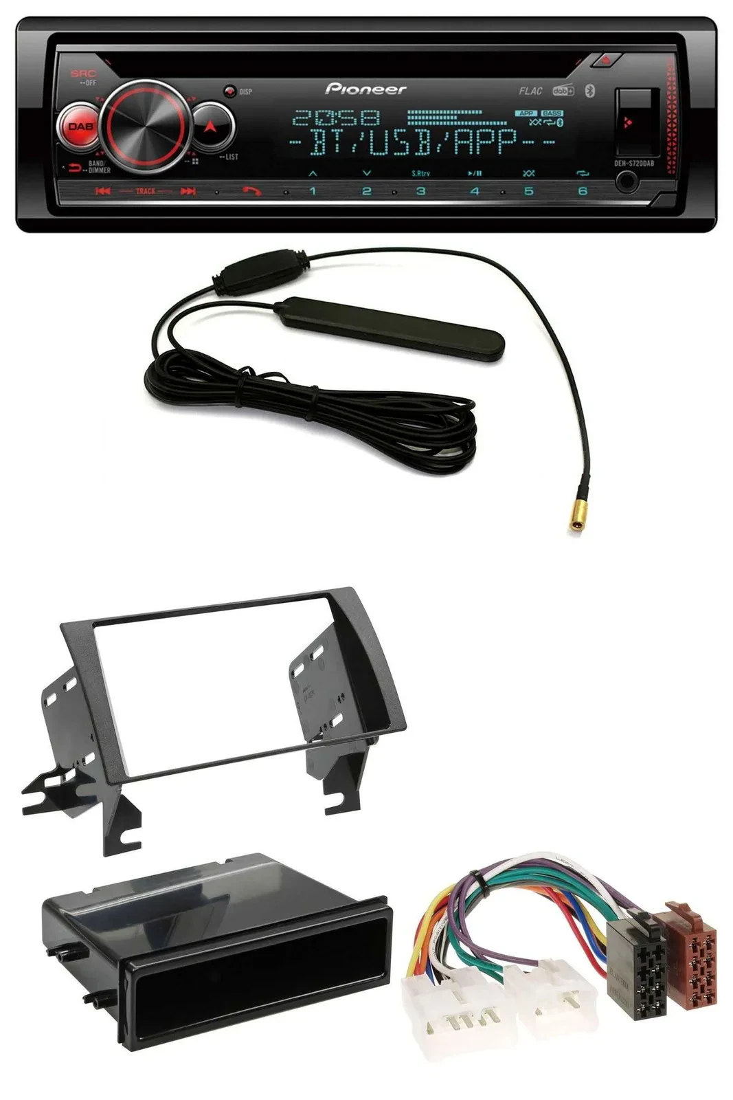Автомагнитола для Toyota Camry (2002–2006) Pioneer USB, DAB, MP3, Bluetooth, CD