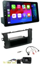 Pioneer Bluetooth DAB Lenkrad USB Autoradio für Toyota Auris 2007-2011 schwarz