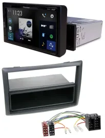 Pioneer DAB MP3 Bluetooth USB Autoradio für Renault Megane Scenic ab 07 schwarz