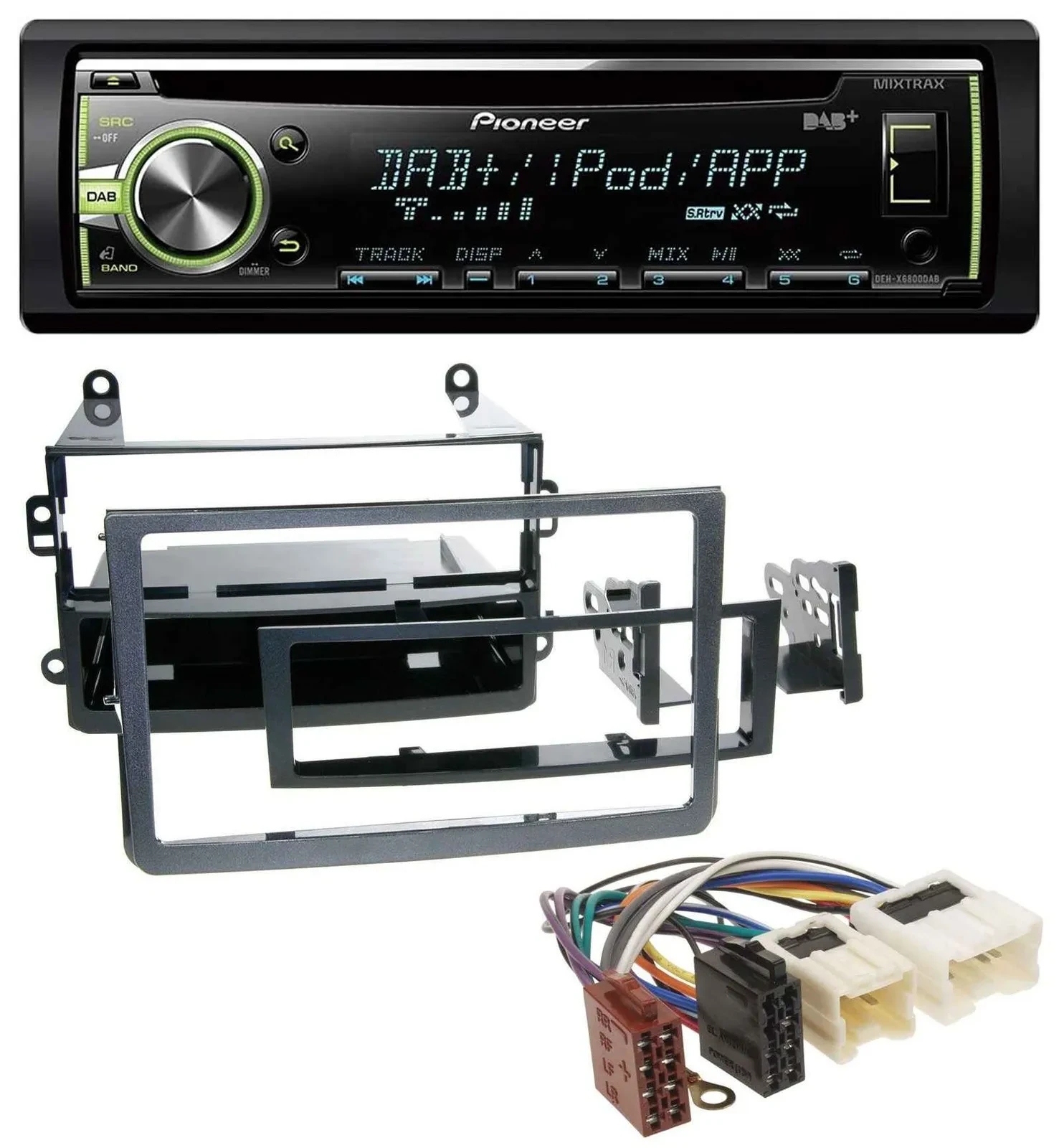 Pioneer DAB USB MP3 AUX CD Autoradio für Nissan 350Z (ab 2006)