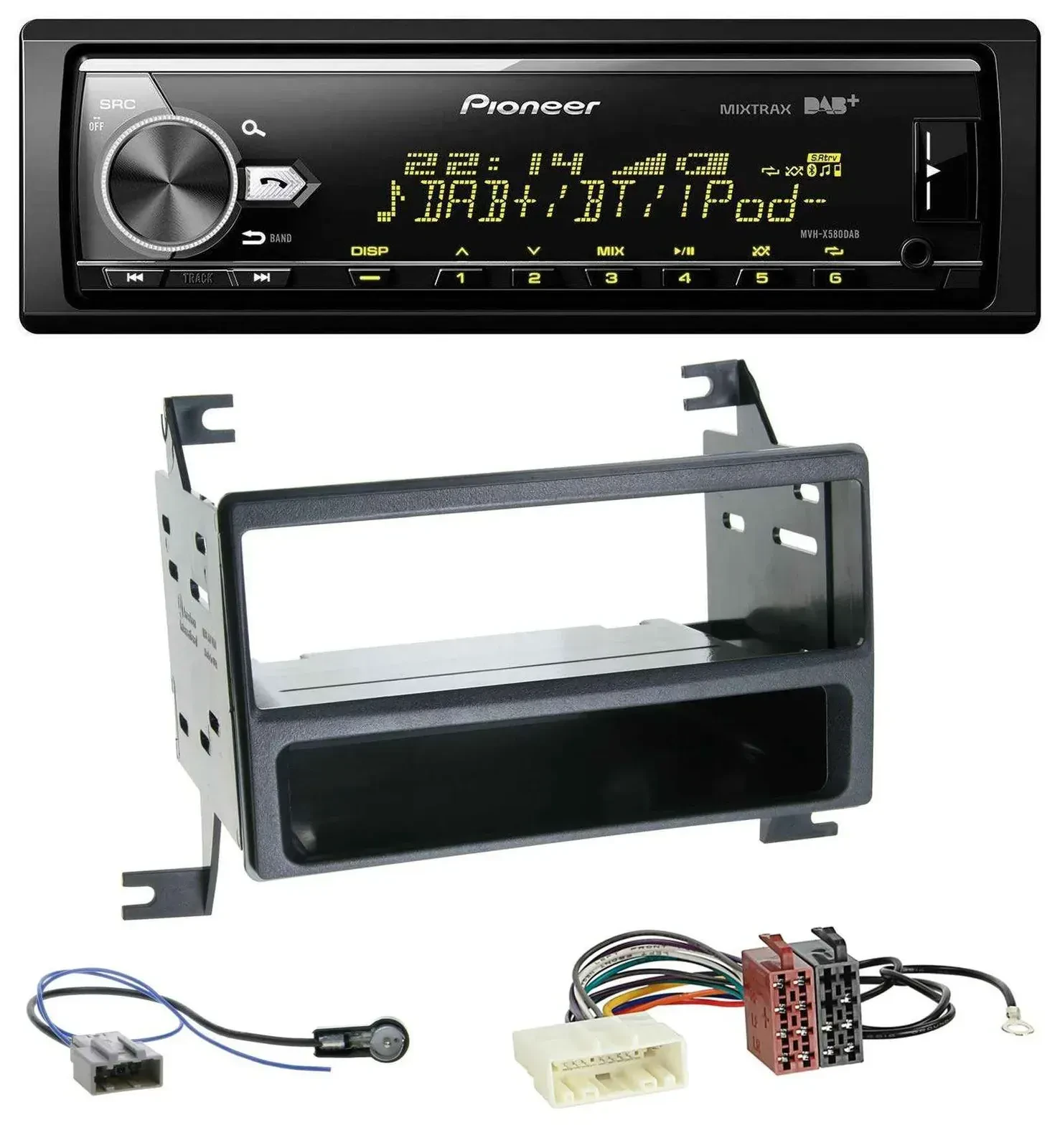 Автомагнитола для Nissan Juke (J15, 2010–2014) Pioneer Bluetooth USB DAB MP3