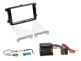 Radioeinbauset Doppel DIN Autoradio für VW Seat Skoda Diversity piano