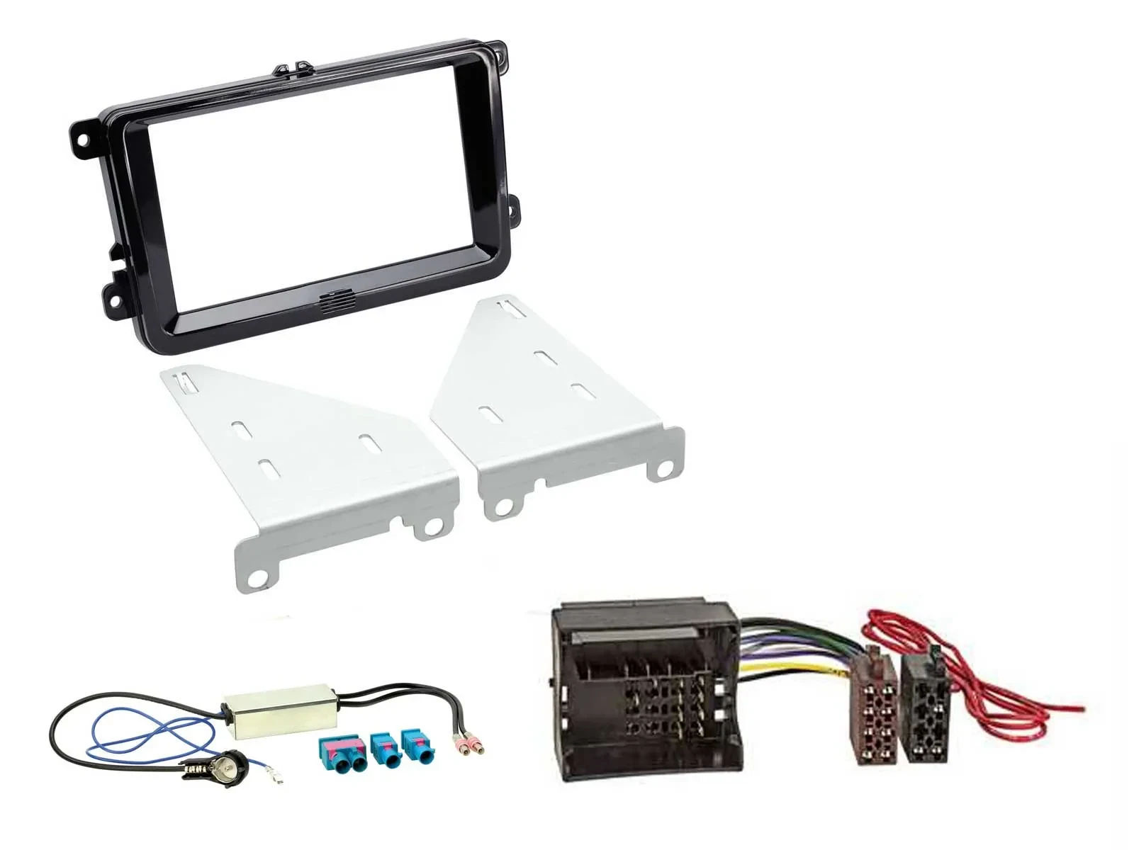 Radioeinbauset Doppel DIN Autoradio für VW Seat Skoda Diversity piano