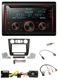 Pioneer 2DIN DAB Lenkrad Bluetooth USB CD Autoradio für BMW 1er man. Klima E87/E