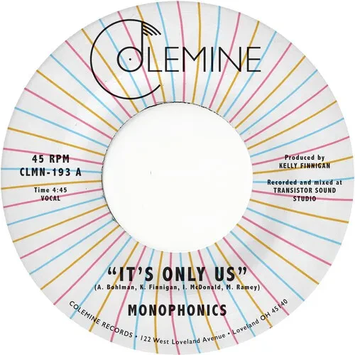Виниловая пластинка Monophonics - It's Only Us [New 7" Vinyl]
