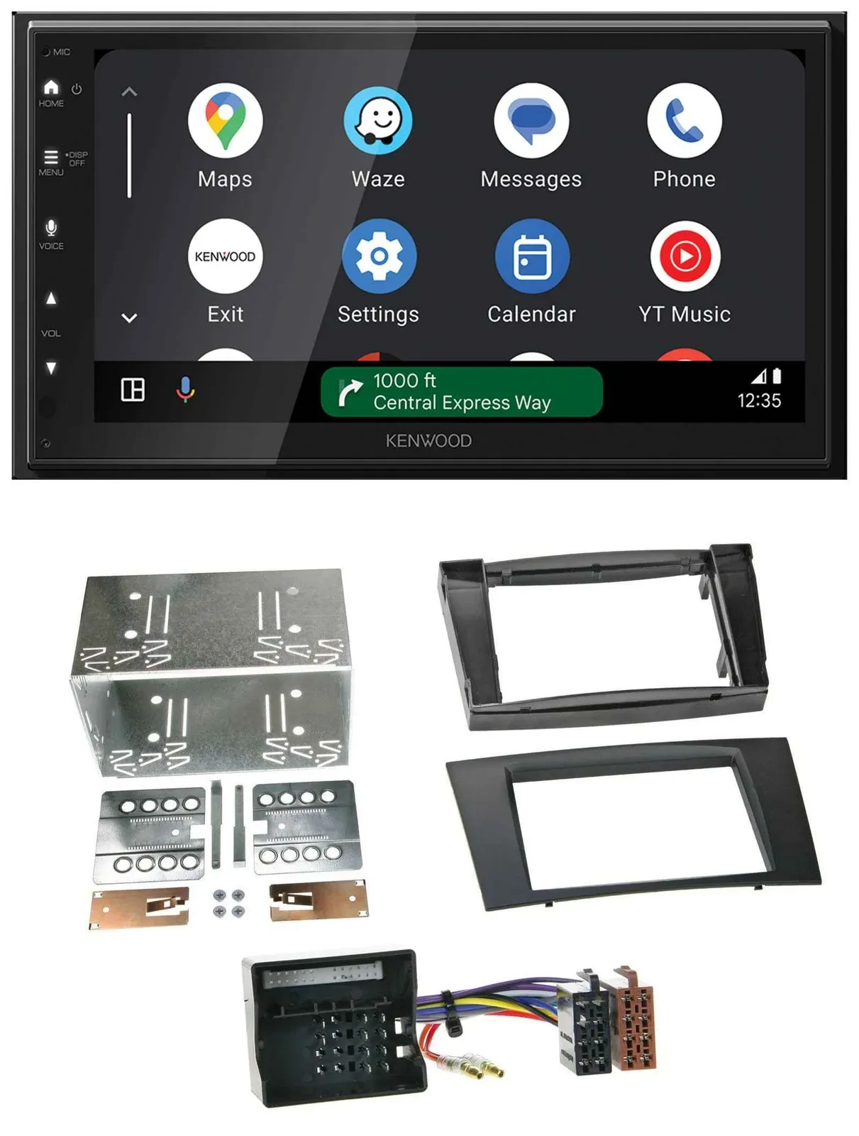 Kenwood DAB Bluetooth USB MP3 2DIN Autoradio für Mercedes E-Klasse S211 03-09 Ru