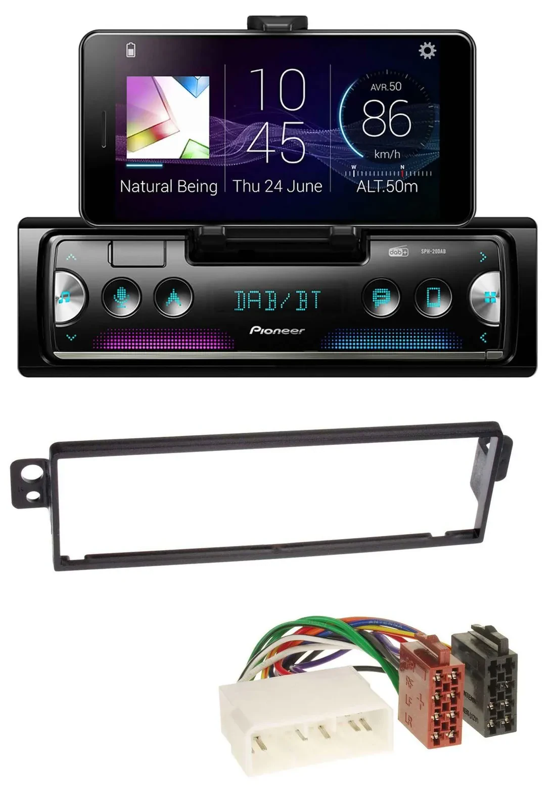 Pioneer USB MP3 Bluetooth DAB Autoradio für Chevrolet Kalos KLAS 2004-2007