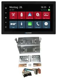 Blaupunkt MP3 Bluetooth DAB 2DIN USB Autoradio für Hyundai Tucson DM 2005-2010