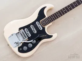 1966 Baldwin-Burns Jazz Split Sound Vintage Guitar White w/ Wild Dog