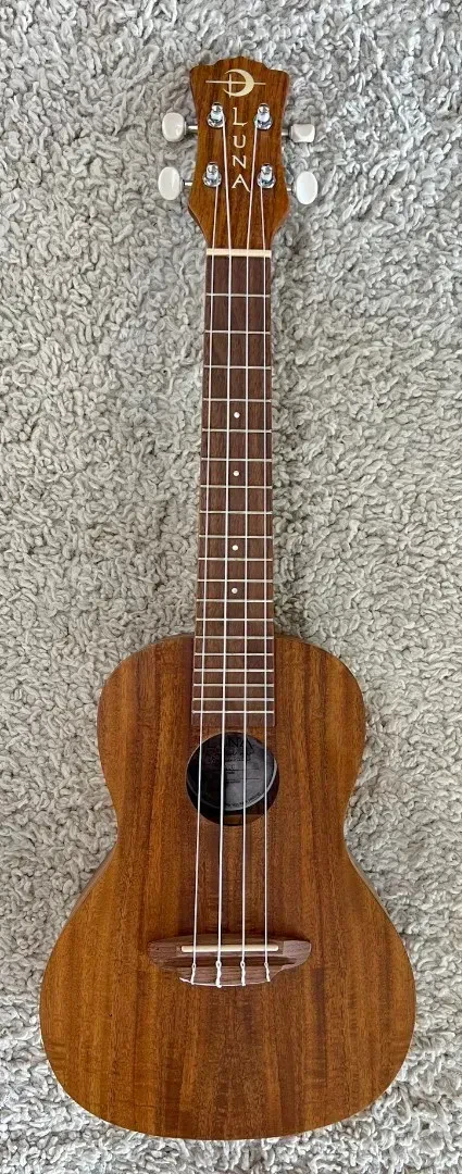 Luna Model UKE ACC Exotic Flamed Acacia Concert Size Ukulele -  Demo