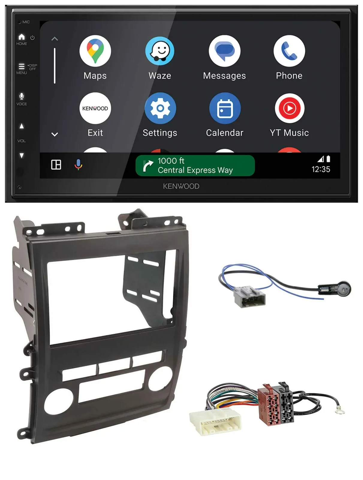 Kenwood DAB Bluetooth USB MP3 2DIN Autoradio für Nissan Xterra 2009-2011