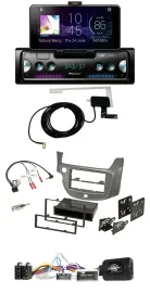 Pioneer DAB Bluetooth Lenkrad USB Autoradio für Honda Jazz ab 2014 silber