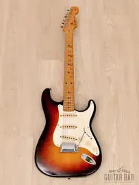 Электрогитара Fender Stratocaster Sunburst Collector-Grade USA 1959 w/Tweed Case